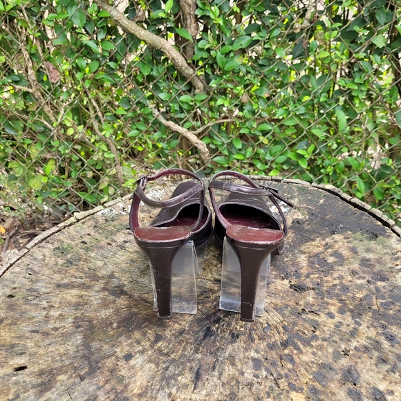 Vintage Women Leather Brown Strap Sandals By Martinez Valero Size 7/Women Dress - Picture 5 of 9